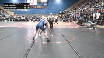 3 - 150 lbs Champ. Round 1 - Aiden Rodgers, Culpeper County vs Sam Loveless, Turner Ashby