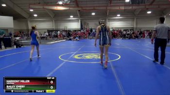 130 lbs Champ. Round 3 - Bailey Emery, Canon-McMillan vs Harmony Miller, WHITMER