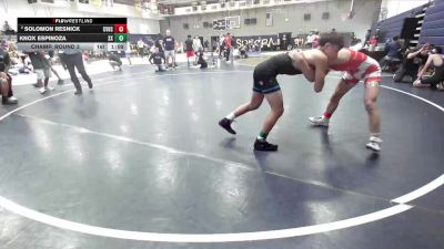 132 lbs Champ. Round 3 - Knox Espinoza, Surfside X vs Solomon Resnick, Capo Valley High School