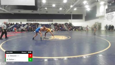 144 lbs Cons. Round 3 - Jonathan Vasquez, Sonora vs Allen Colton, Temescal Canyon