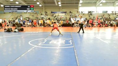 126 lbs Rr Rnd 1 - Jamiel Castleberry, Illinois Menace - HSB vs Rocco Decario, TDWC Maniacs Grey - HSB