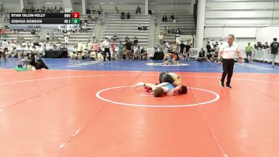 132 lbs Rr Rnd 1 - Ryan Talon-Kelly, MetroWest United Lightning - HSB vs Joshua Dobson, 4M Strength - HSB