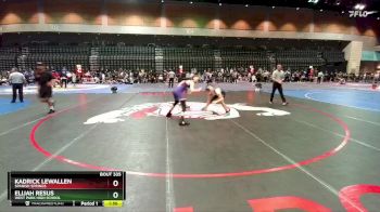 144 lbs Champ. Round 1 - Elijah Resus, West Park High School vs Kadrick Lewallen, Spanish Springs