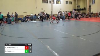 106 lbs Semifinal - Bruce Anderchak, HS Gladiators vs Demarco Kates, HS Team Gotcha