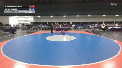 112 lbs Consi Of 4 - Alexandria Barskiy, NJ vs Jaydin Cuevas, CO