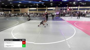 66 lbs Quarterfinal - Sofia Navarro, Delano Diablos vs Jd Alguire, NM BadBoyz