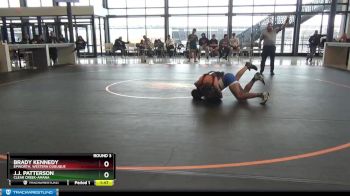 JV Boys-15 lbs Round 3 - Brady Kennedy, Epworth, Western Dubuque vs J.j. Patterson, Clear Creek-Amana