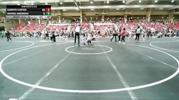 120 lbs Round 1 - Sophia Amonova, Team Central vs Sabryn Carter, Maize