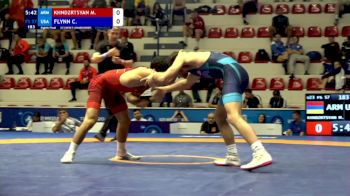 57 kg 1/8 Final - Manvel Khndzrtsyan, Armenia vs Cooper Reed Flynn, United States