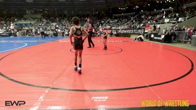 55 lbs Consi Of 32 #2 - Callahan Tucker, Wadsworth Battlezone vs Elijah Meza, Pounders WC