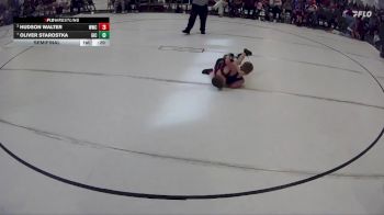 15 lbs Semifinal - Hudson Walter, Waverly Wrestling Club vs Oliver Starostka, GICC