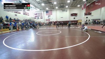 120 lbs Consi Of 4 - Joe Carrozza, New Fairfield vs Luke Westkott, Waterford