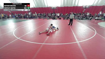 14U Boys - 80 lbs Cons. Round 2 - Nathan Weltzin, Askren Wrestling Academy vs Bentley Mattie, Wisconsin