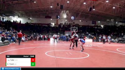 152 lbs Cons. Round 4 - Jordan Tyler, Anderson vs Evan Trent, Western Boone