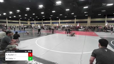 65 lbs Consolation - Asher Ruybal, San Luis Valley WC vs Matthew Zubia, Top Dog WC