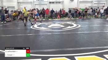 132-E lbs Consi Of 8 #1 - Zavian LaFountain, OH vs Lars Cooper, WV