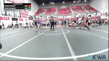 100 lbs Rr Rnd 2 - Easton Brown, Ponca City Wildcat Wrestling vs Joel Ramirez, Hennessey Takedown Club