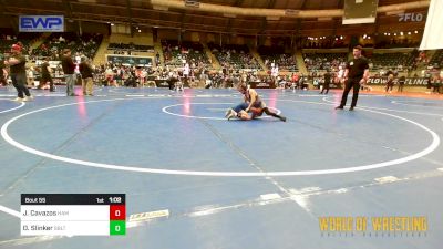 55 lbs Final - Jett Cavazos, Hammer House Mafia vs Owen Slinker, Sebolt Wrestling Academy