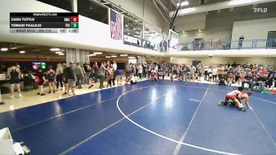 105-114 lbs Round 1 - Tomasi Faaliliu, Team Pride Academy vs Cash Tuttle, Delta Wrestling Club