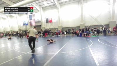 46 lbs Cons. Round 4 - Kolter Jackson, Uintah Wrestling vs McKay Goodwin, TUG