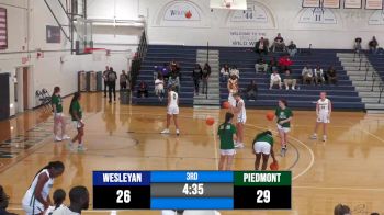 Replay: Piedmont vs NC Wesleyan | Dec 15 @ 1 PM