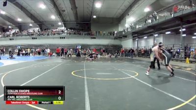 190 lbs Quarterfinal - Carl Roberts, Ray-Pec Wrestling Club vs Collin Swope, Team North Stars Wrestling Club