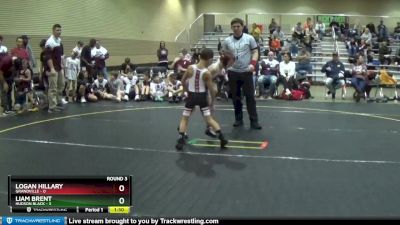 54 lbs Round 3 (4 Team) - Liam Brent, Hudson Black vs Logan Hillary, Grandville