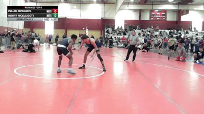150 lbs Semifinal - Isaiah McDaniel, MetroWest United vs Henry McElligott, MetroWest United