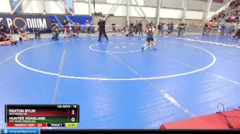 78 lbs Quarterfinal - Paxton Bylin, Mat Demon WC vs Hunter Hoagland, Mat Sense Wrestling