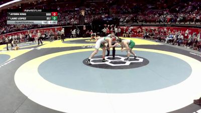 D3-165 lbs Quarterfinal - Ayden King, Barnesville vs Lane Lopez, Delta