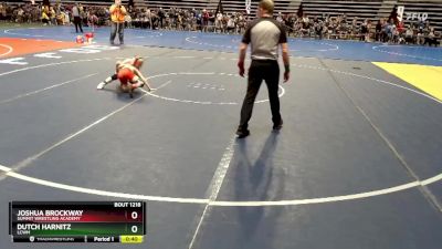 65 lbs Quarterfinal - Dutch Harnitz, LCWM vs Joshua Brockway, Summit Wrestling Academy