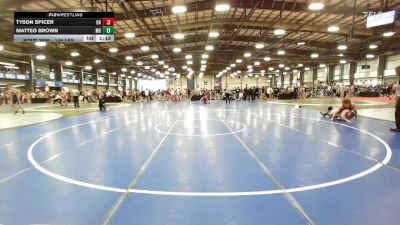 145 lbs Round Of 64 - Tyson Spicer, OH vs Matteo Brown, MD