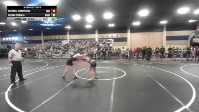 109 lbs Consi Of 16 #2 - Daniel Serrano, Dethrone WC vs Romi Cohen, Monster Garage