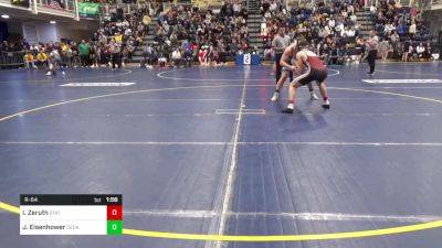 215 lbs R-64 - Iziah Zeruth, State College vs John Eisenhower, Cedar Cliff