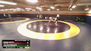 175 lbs Round 1 - Saxon Martin, Westlake vs Bryson Ferguson, Carbon Wrestling Club