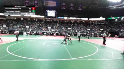 154 lbs Champ. Round 2 - Brendan Davies, WSW1 vs Nathan Wheeler, PROA