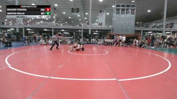 134 lbs Rr Rnd 4 - Braden Todora, Parkland - HSBAFC vs Griffin Walls, Mifflinburg - HSBAFC