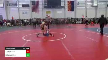 95 lbs Quarterfinal - Tel Geyer, Cedaredge WC vs Cole Faircloth, Atc