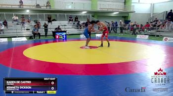 60kg Semifinal - Kaden De Castro, The ROC vs Kenneth Dickson, Riverdale WC