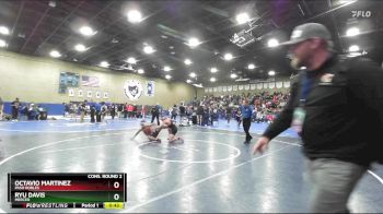 113 lbs Cons. Round 2 - Octavio Martinez, Paso Robles vs Ryu Davis, Merced