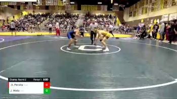 145 lbs Champ. Round 2 - Alec Peralta, Temecula Valley vs Jesse Mata, Cathedral City