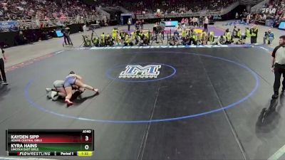 1st Place Match - Kayden Sipp, Adams Central Girls vs Kyra Hains, Lincoln East Girls