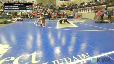 66 lbs 5th Place - Genevieve Drain, Mustang Bronco Wrestling Club vs Marley Cummings, Piedmont