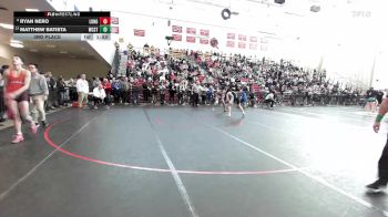 132 lbs 3rd Place - Ryan Nero, Longmeadow vs Matthew Batista, Worcester Tech