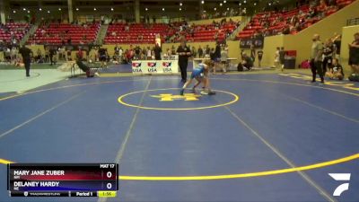 60-65 lbs Round 1 - Mary Jane Zuber, NM vs Delaney Hardy, NE