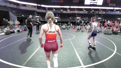 106 lbs Final - Ava Hansen, Missouri Fire vs Aleah Conard, Missouri Ice