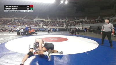 177-D1 1st Place Match - Ryder Schulte, Liberty High School vs Caden Morris, Corona Del Sol High School