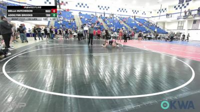 102 lbs Rr Rnd 4 - Bella Hutcheson, Wagoner Takedown Club vs Addilynn Brooks, Tonkawa Takedown Club