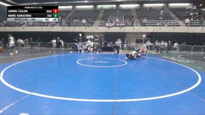 160 lbs Quarterfinal - Adriel Colon, Woonsocket vs Marc Saracinaj, Shavertown