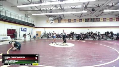 180 lbs Semifinal - Nile Jernigan, Cerritos College vs Perla Camacho Meza, Delta